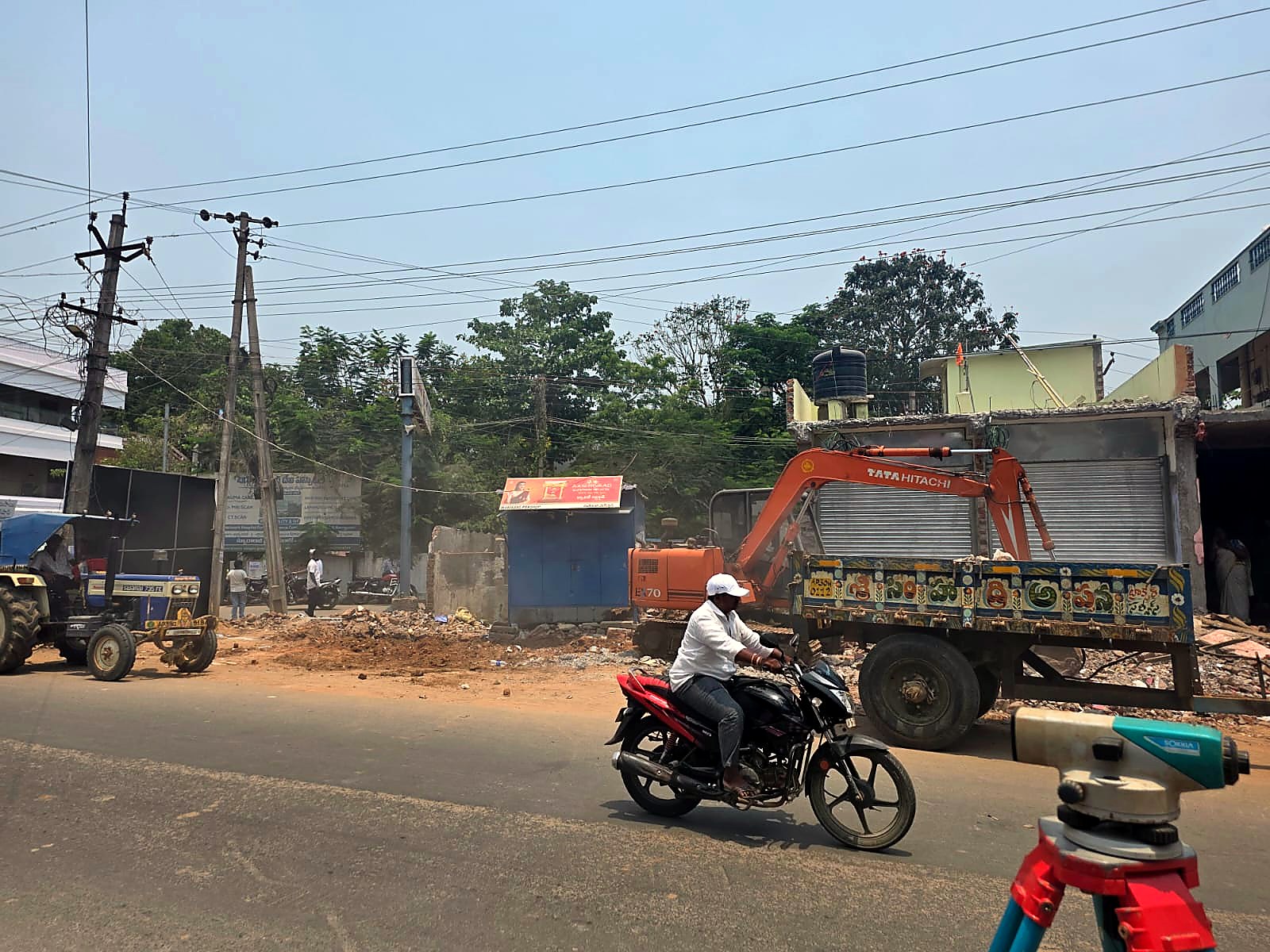 Excavation & site clearing, town road